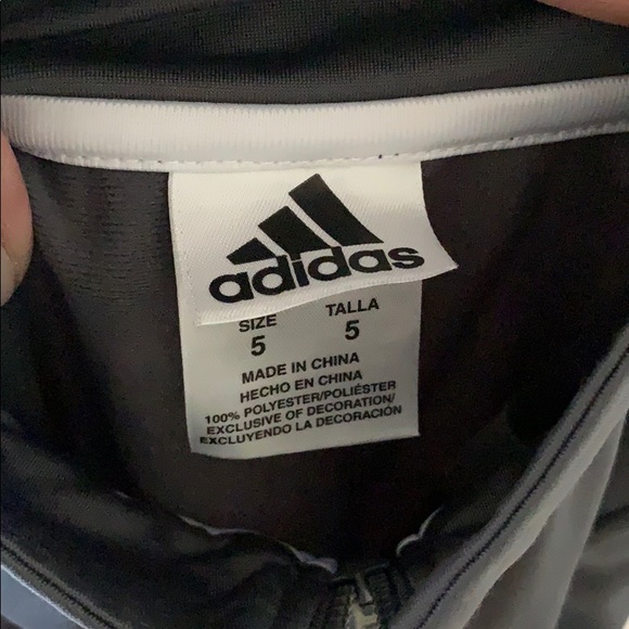 Adidas Zip up track jacket Size 5 - Picture 4 of 4